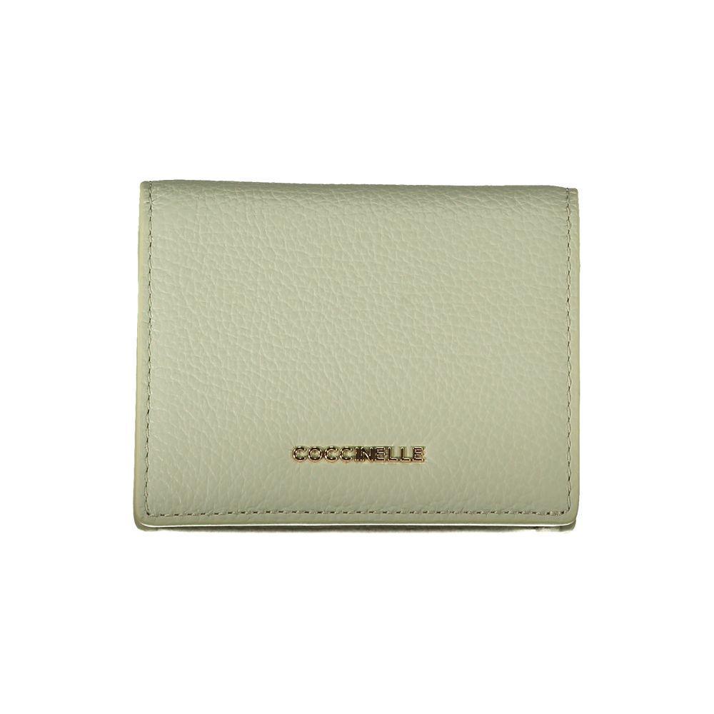 Coccinelle Green Leather Wallet - PER.FASHION