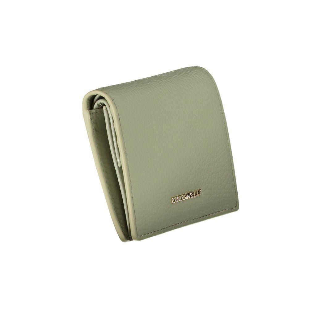 Coccinelle Green Leather Wallet - PER.FASHION