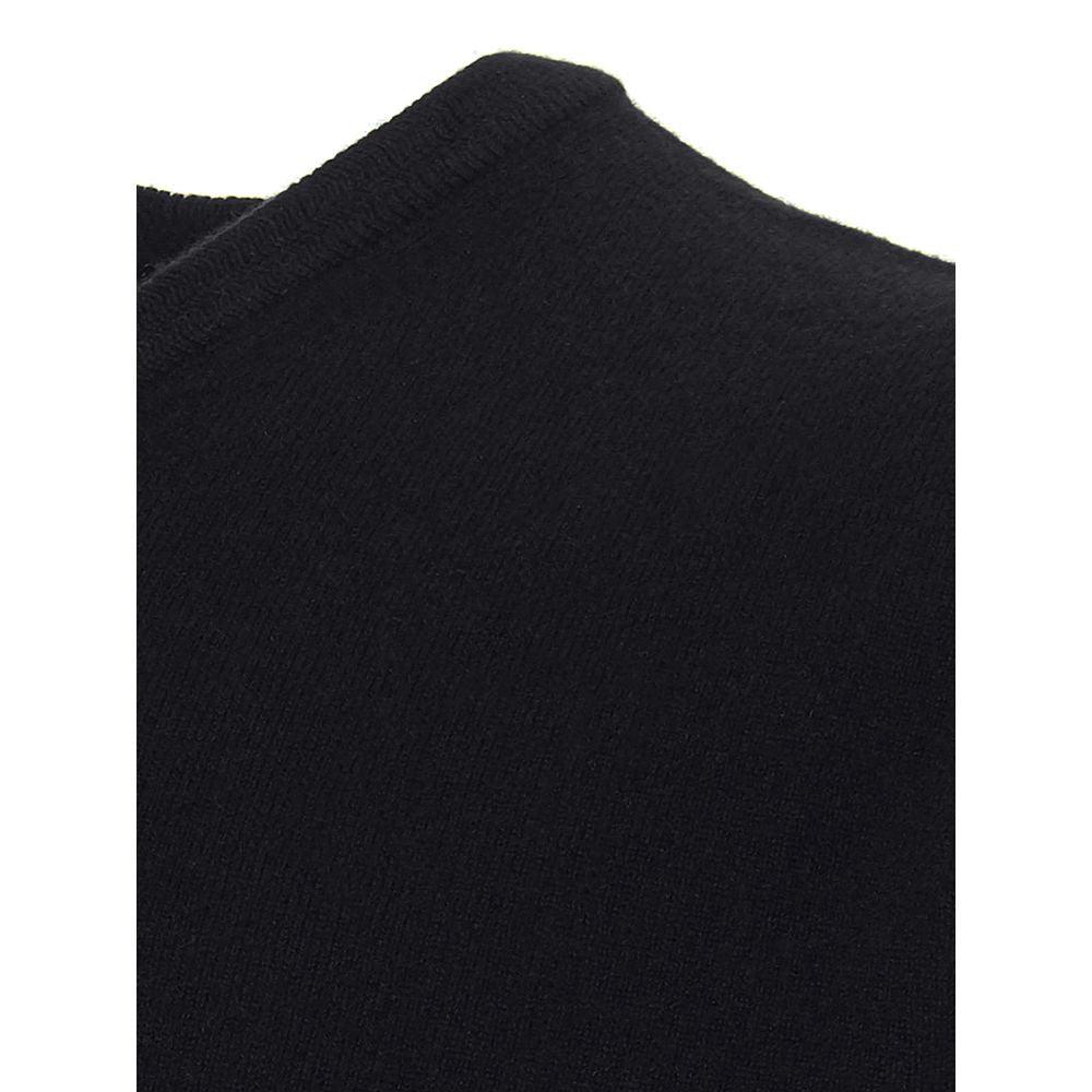 Colombo Elegant Black Cashmere Sweater for Men - PER.FASHION
