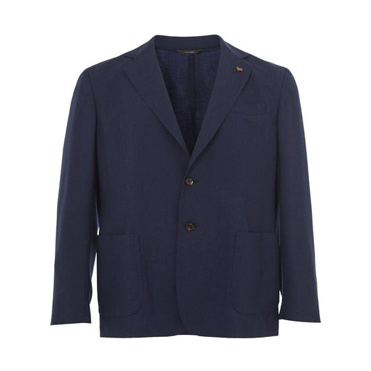 Colombo Elegant Blue Cashmere Jacket for Men - PER.FASHION