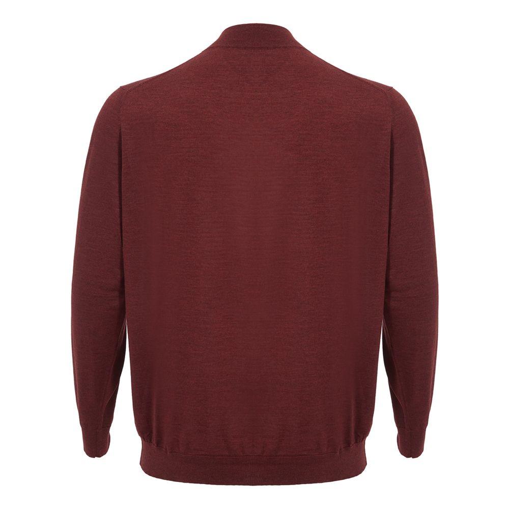 Colombo Cashmere Sumptuous Red Sweater - PER.FASHION