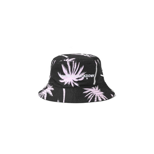 Comme Des Fuckdown Palm Print Fisherman Hat with Embroidered Logo - PER.FASHION