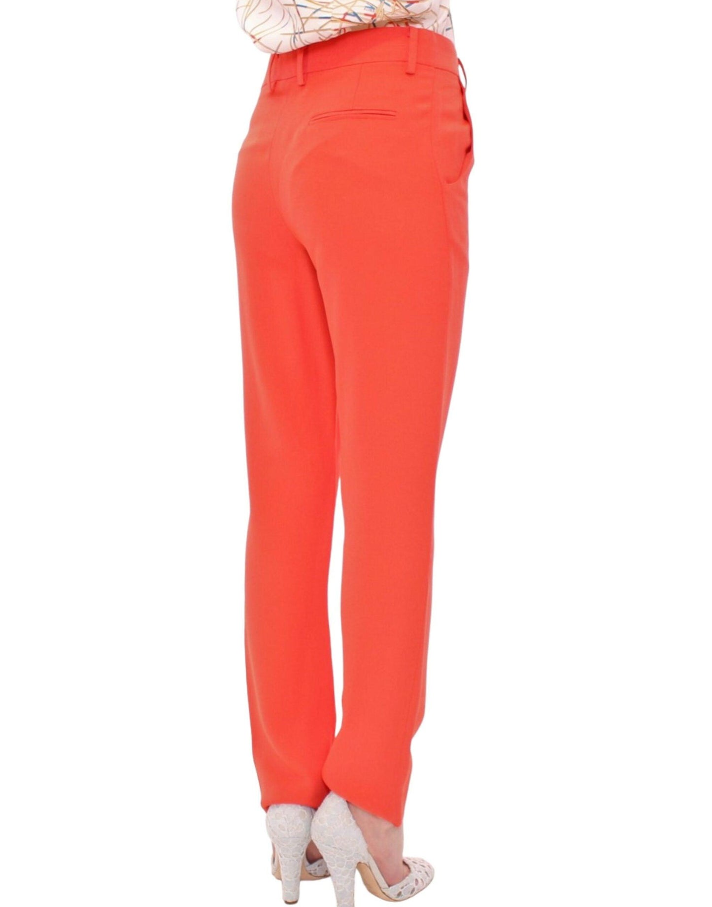 CO|TE Chic Orange Boyfriend Pants - Italian Crafted - PER.FASHION