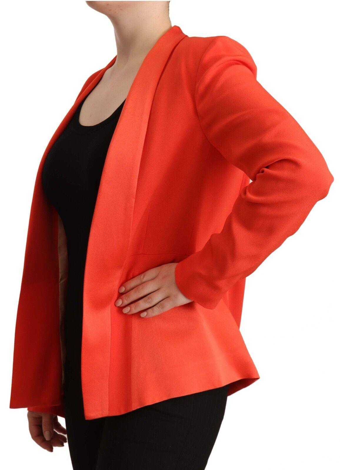 CO|TE Elegant Orange Overcoat Long Sleeves Jacket - PER.FASHION