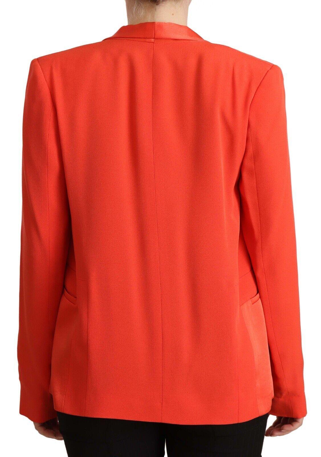 CO|TE Elegant Orange Overcoat Long Sleeves Jacket - PER.FASHION