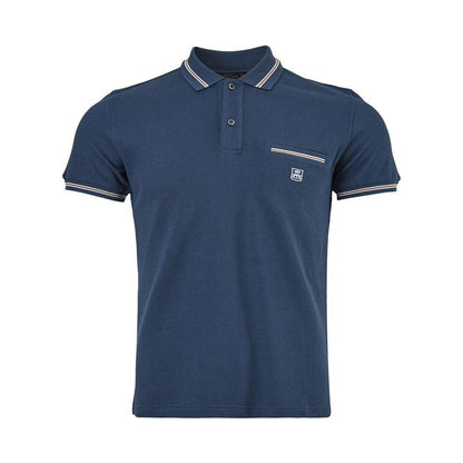 Corneliani Elegant Blue Italian Cotton Polo Shirt - PER.FASHION