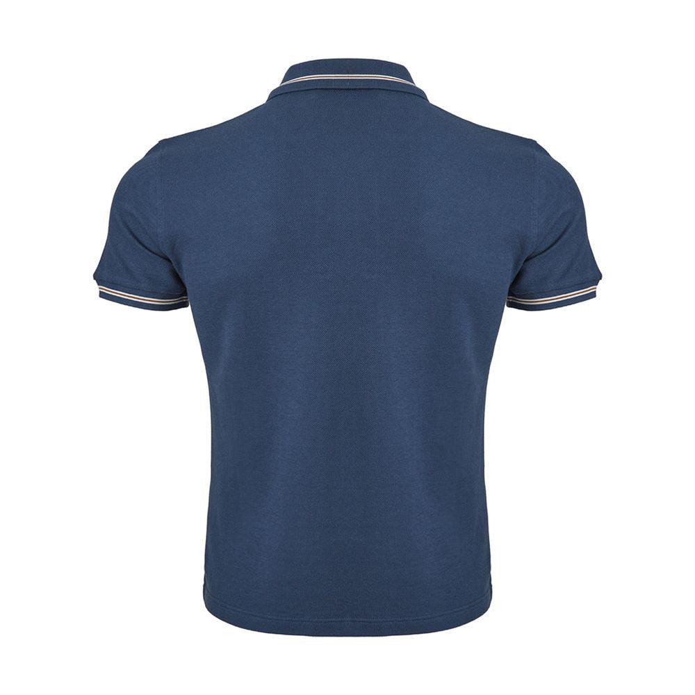 Corneliani Elegant Blue Italian Cotton Polo Shirt - PER.FASHION