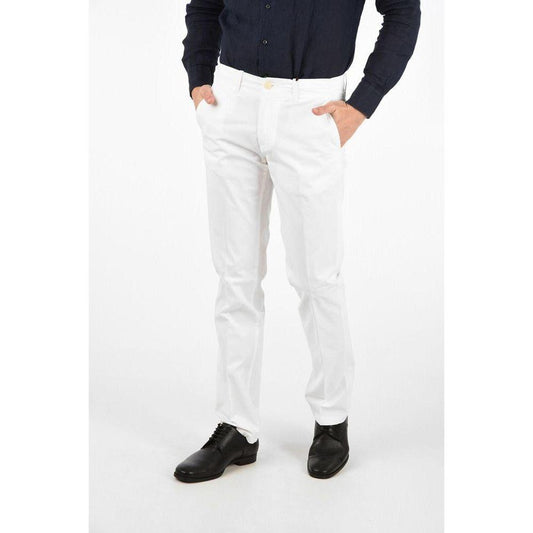 Corneliani White Jeans & Pant - PER.FASHION
