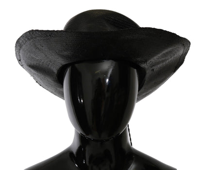 Costume National Chic Black Floppy Hat - Timeless Elegance - PER.FASHION