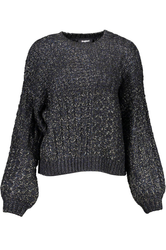 Desigual Chic Contrasting Details Round Neck Sweater - PER.FASHION