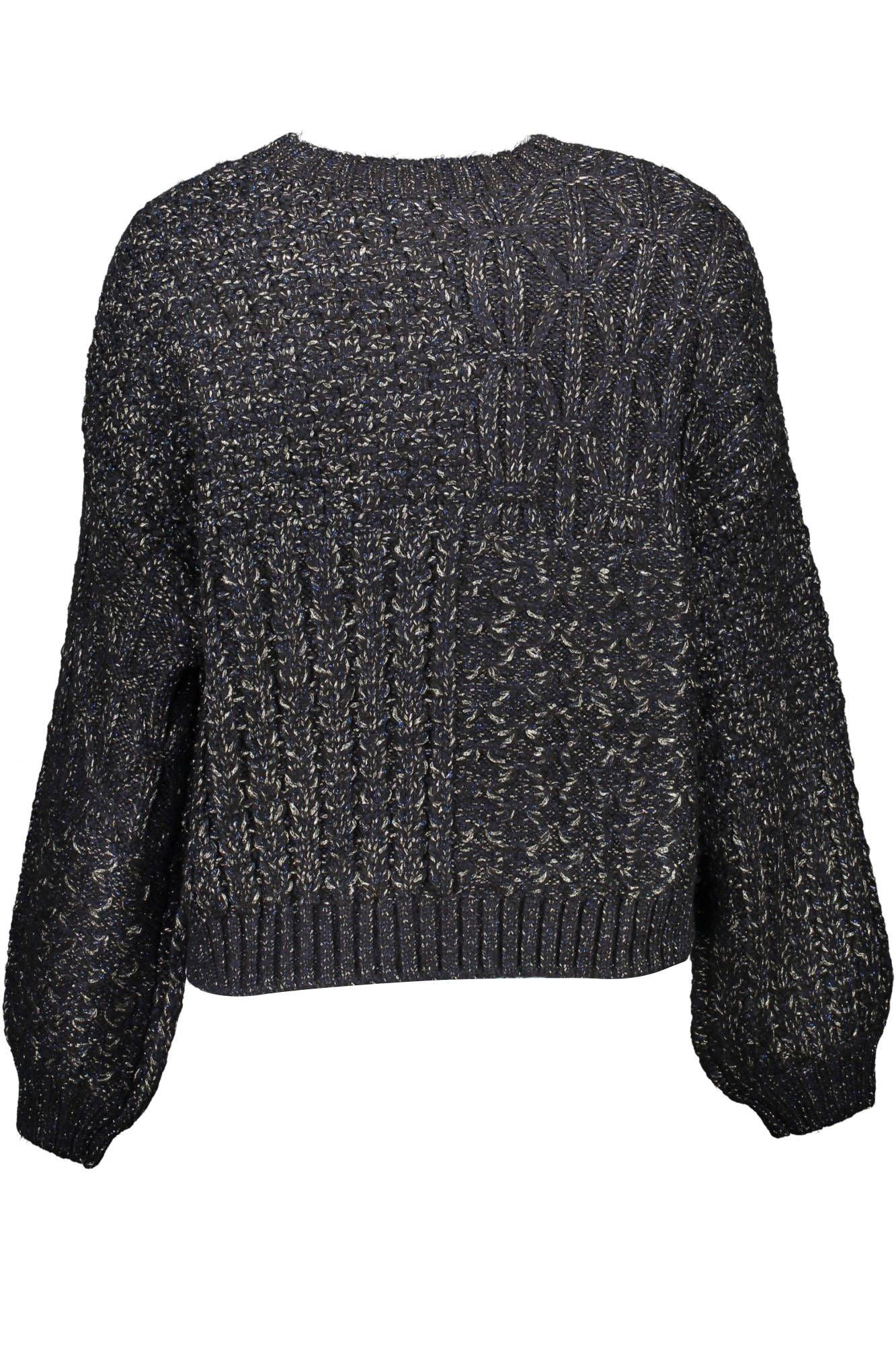 Desigual Chic Contrasting Details Round Neck Sweater - PER.FASHION