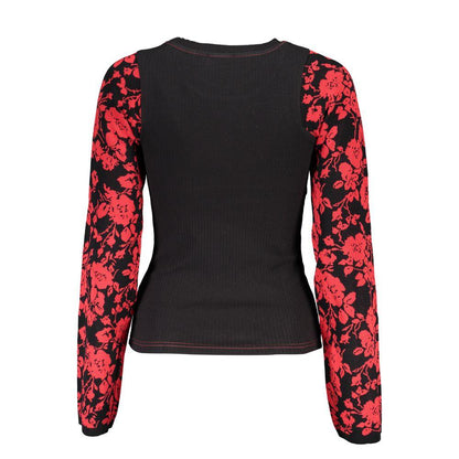 Desigual Chic Crew Neck Sweater with Contrast Details - PER.FASHION