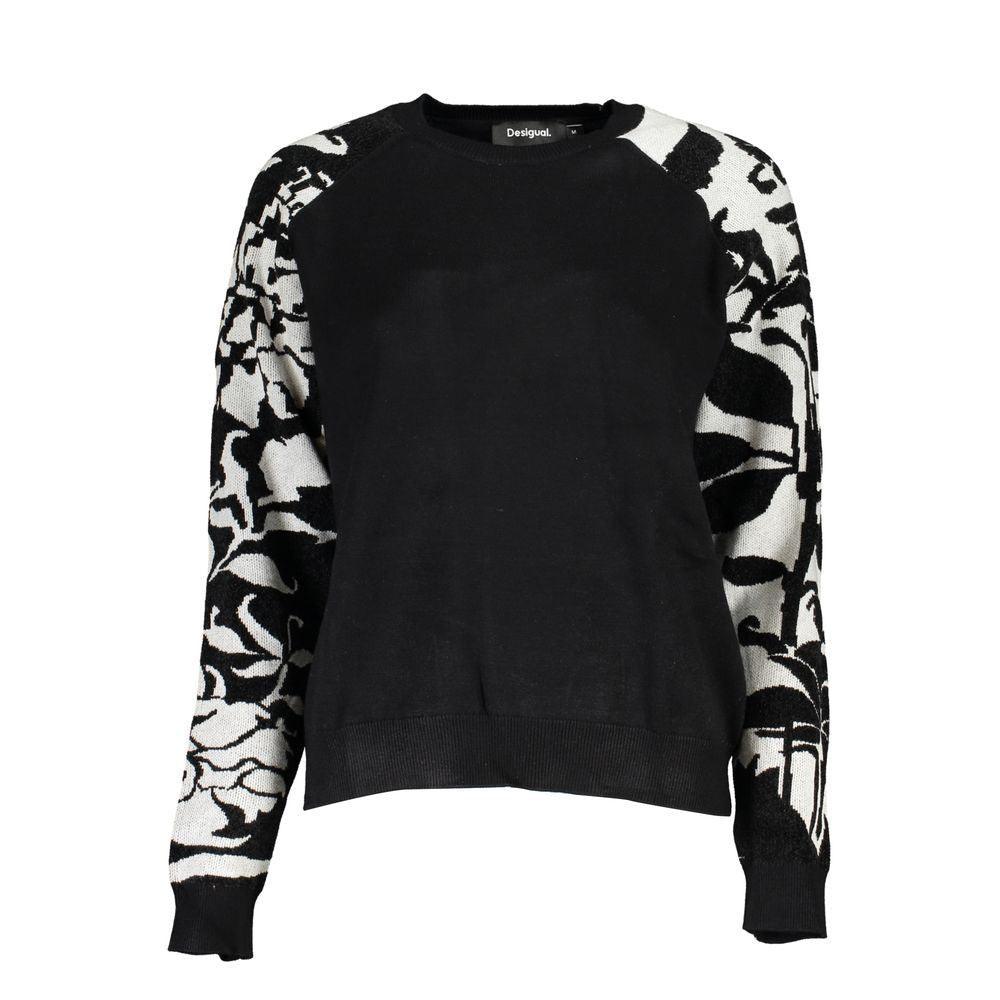 Desigual Chic High Neck Sweater with Contrast Details - PER.FASHION