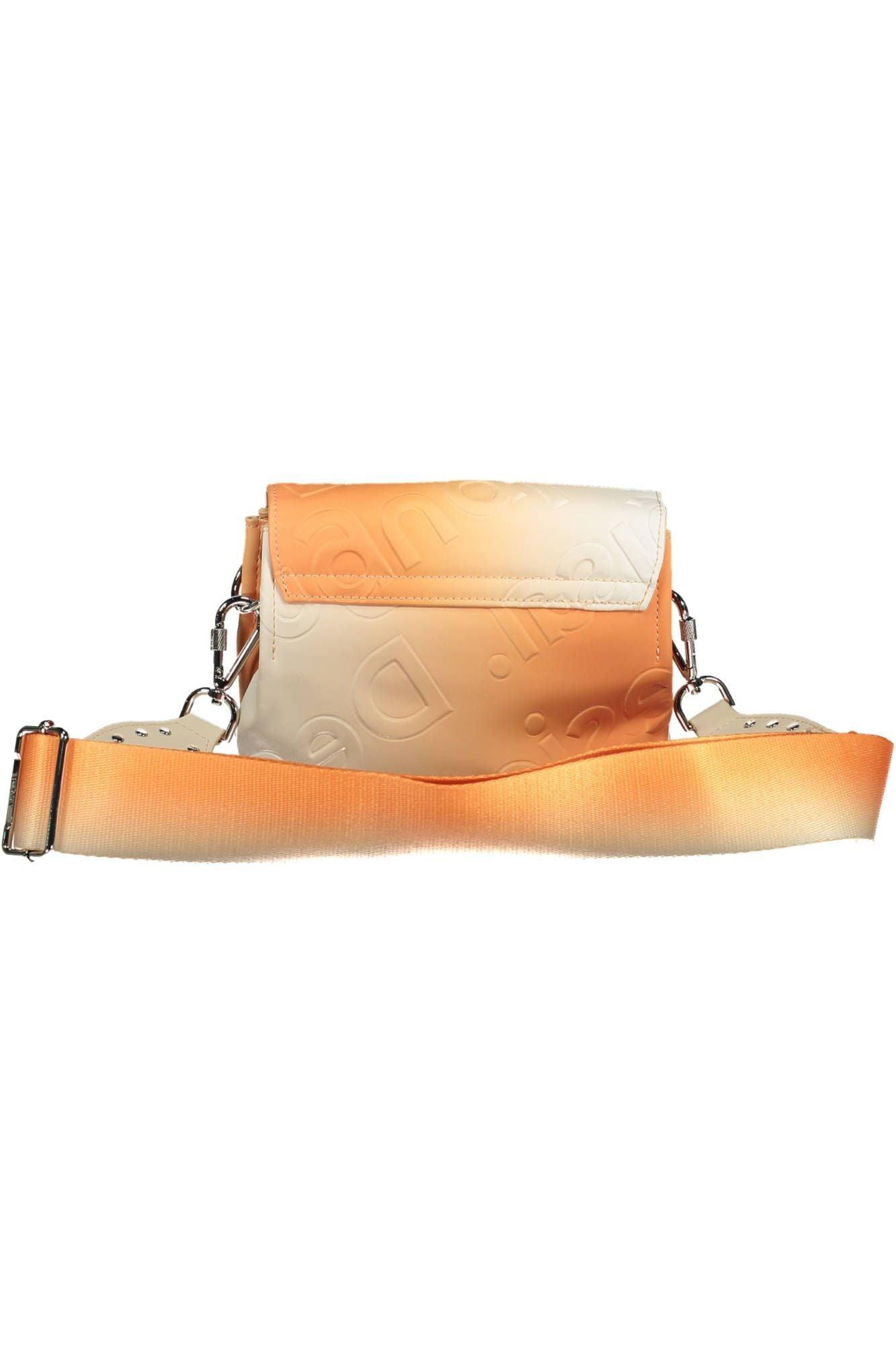Desigual Chic Orange Contrast Detail Handbag - PER.FASHION
