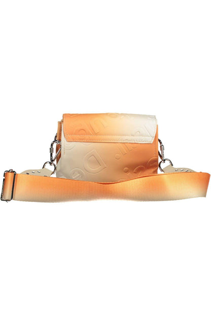 Desigual Chic Orange Contrast Detail Handbag - PER.FASHION