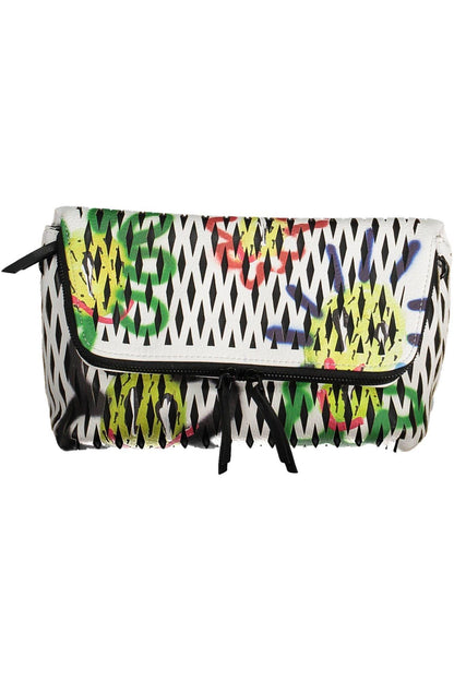 Desigual Chic White Contrasting Details Handbag - PER.FASHION