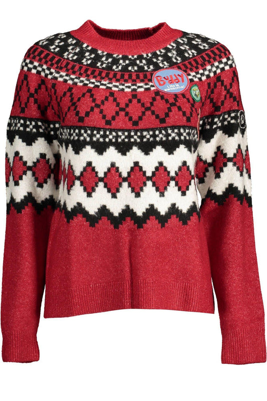 Desigual Elegant High Collar Sweater with Contrasting Details - PER.FASHION