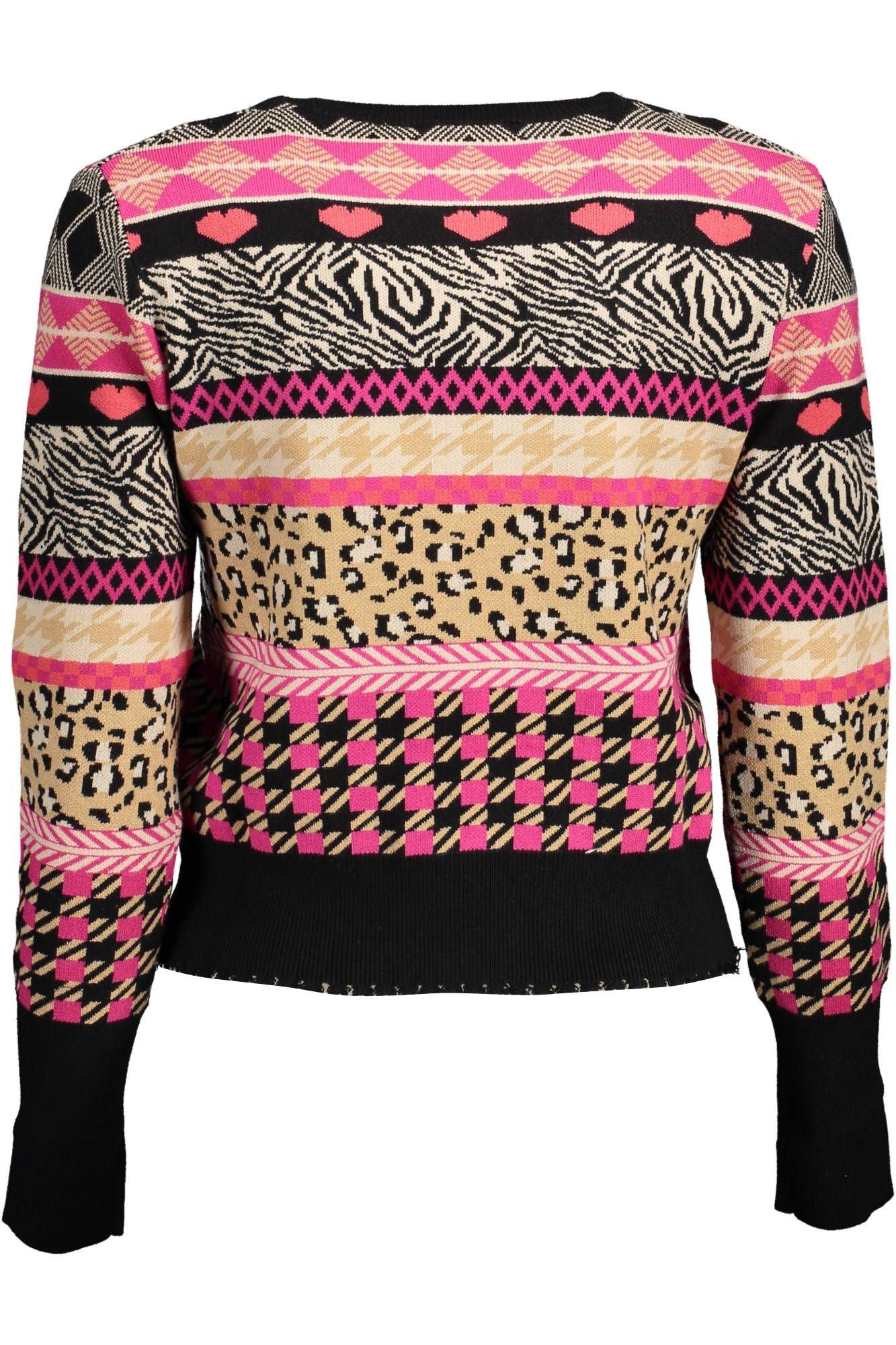 Desigual Elegant Long-Sleeved Round Neck Sweater - PER.FASHION