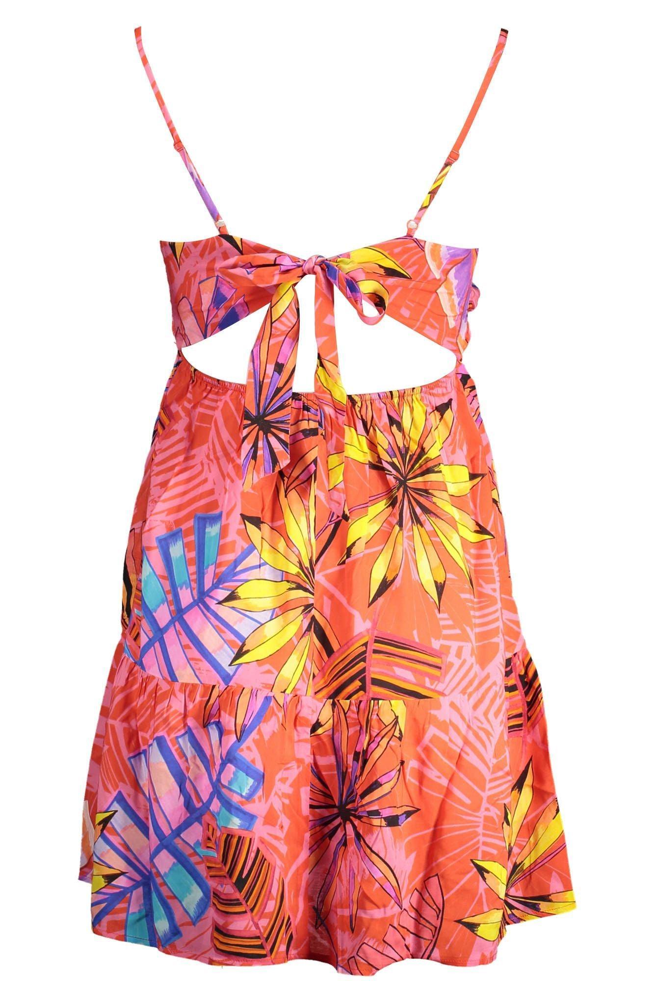 Desigual Radiant Pink Summer Dress with Delicate Details - PER.FASHION