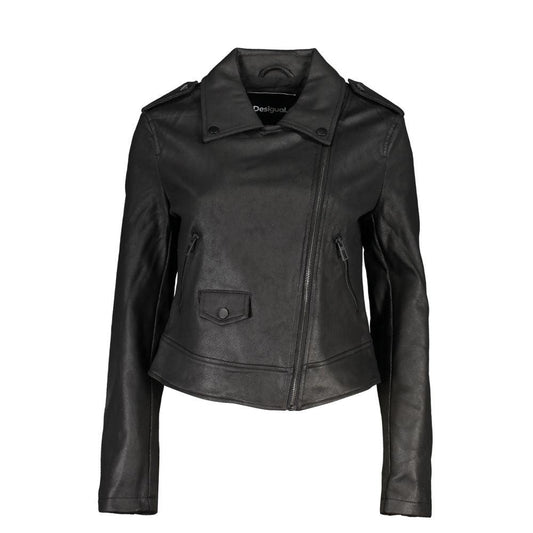 Desigual Sleek Long Sleeve Sports Jacket with Contrast Details - PER.FASHION