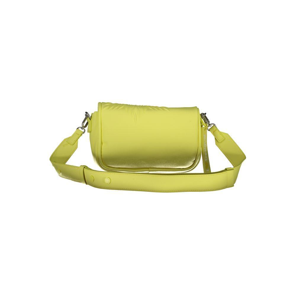 Desigual Yellow Polyethylene Handbag - PER.FASHION