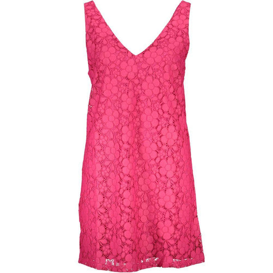 Desigual Pink Viscose Dress - PER.FASHION
