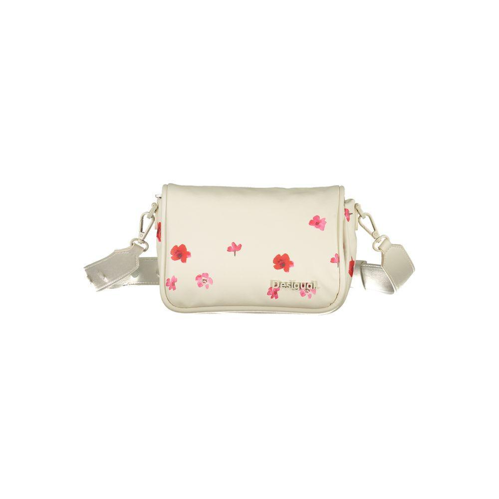 Desigual White Polyethylene Handbag - PER.FASHION