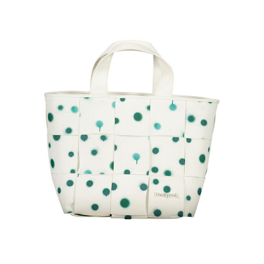 Desigual White Polyethylene Handbag - PER.FASHION