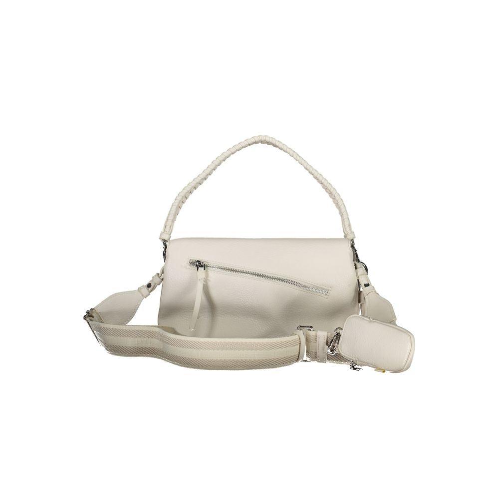 Desigual White Polyethylene Handbag - PER.FASHION