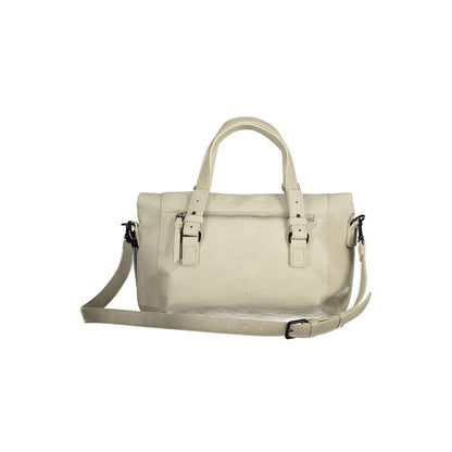 Desigual Chic White Contrasting Detail Handbag