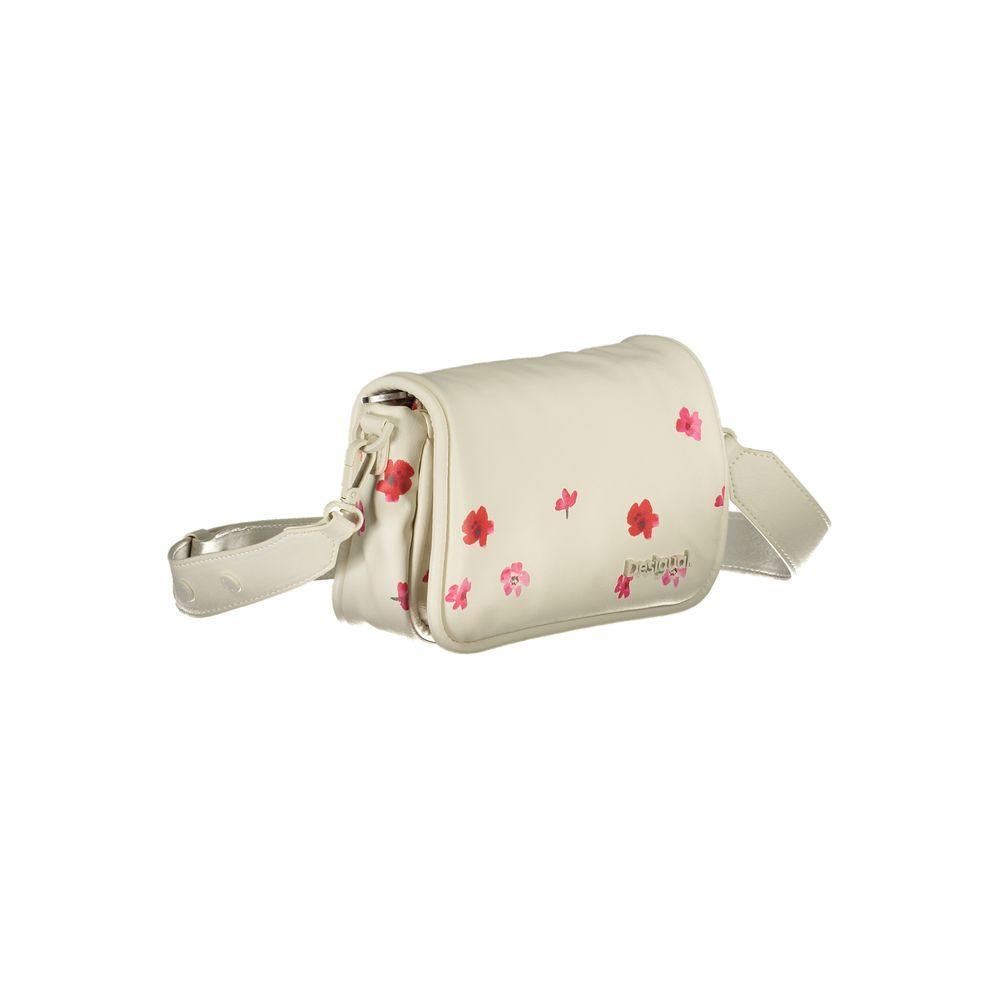 Desigual White Polyethylene Handbag - PER.FASHION