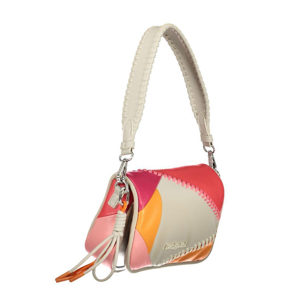 Desigual White Polyethylene Handbag - PER.FASHION