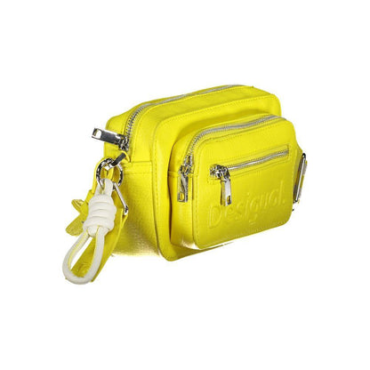 Desigual Yellow Polyethylene Handbag - PER.FASHION