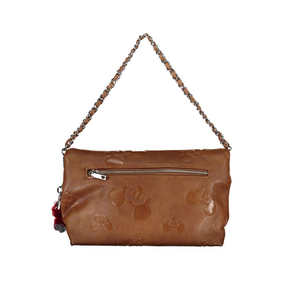 Desigual Brown Polyethylene Handbag - PER.FASHION