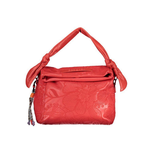 Desigual Red Polyethylene Handbag - PER.FASHION