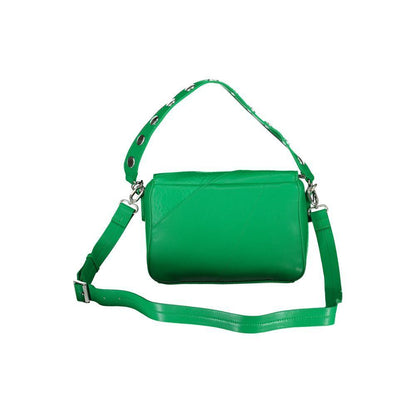 Desigual Green Polyethylene Handbag - PER.FASHION