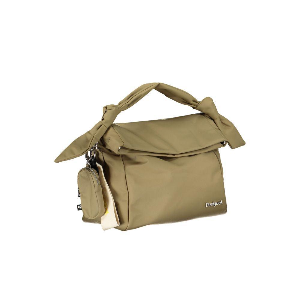 Desigual Green Polyester Handbag - PER.FASHION