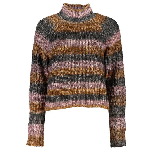 Desigual Chic Turtleneck Sweater with Contrast Details - PER.FASHION