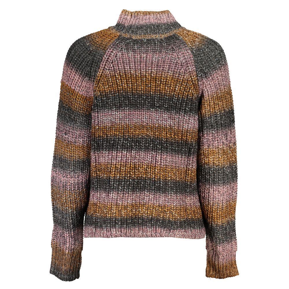 Desigual Chic Turtleneck Sweater with Contrast Details - PER.FASHION
