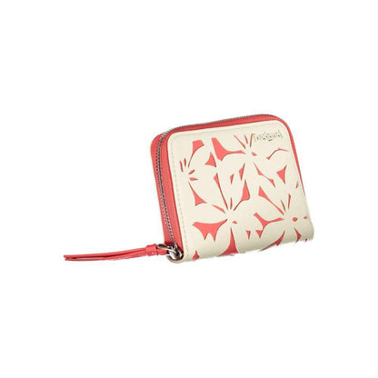 Desigual White Polyethylene Wallet - PER.FASHION