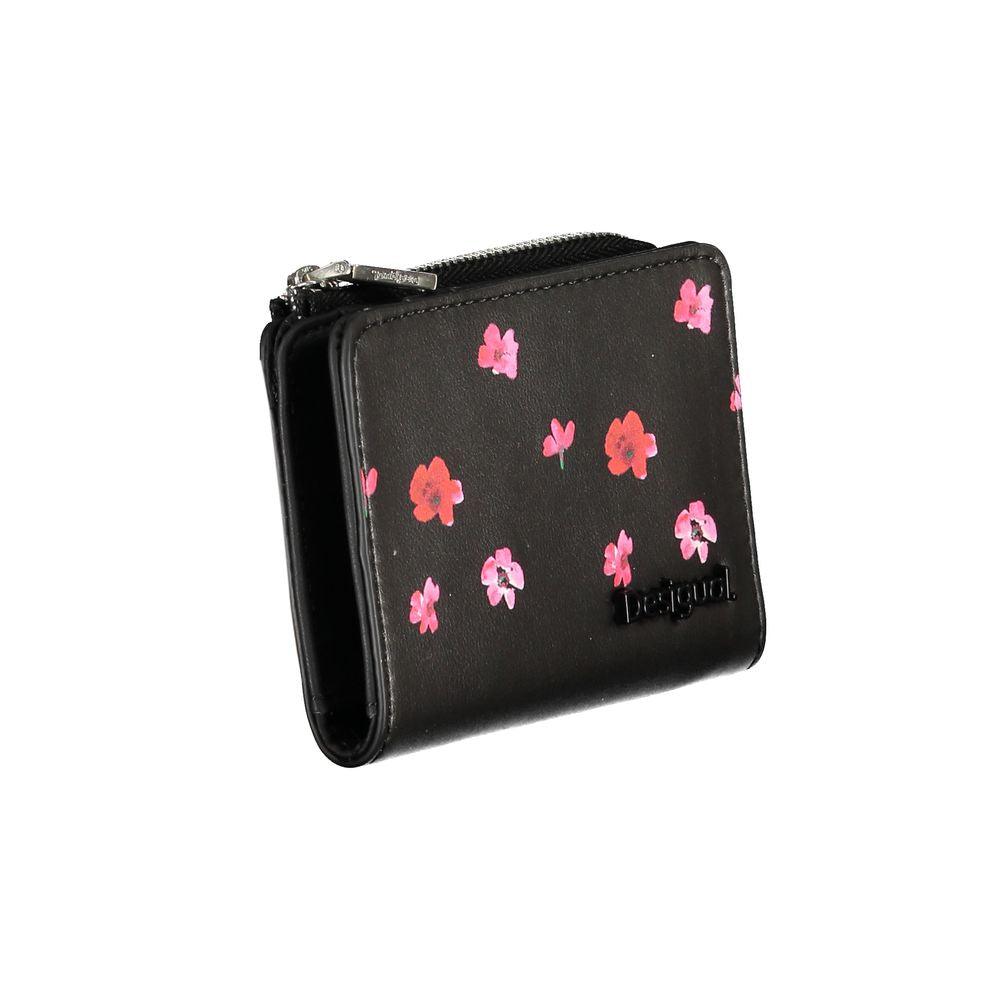 Desigual Black Polyethylene Wallet - PER.FASHION