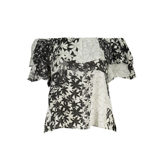 Desigual Top e T-shirt in cotone bianco