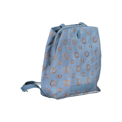 Desigual Light Blue Polyethylene Backpack - PER.FASHION