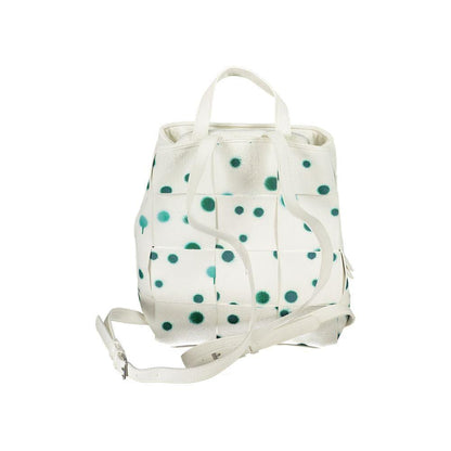 Desigual White Polyethylene Backpack - PER.FASHION