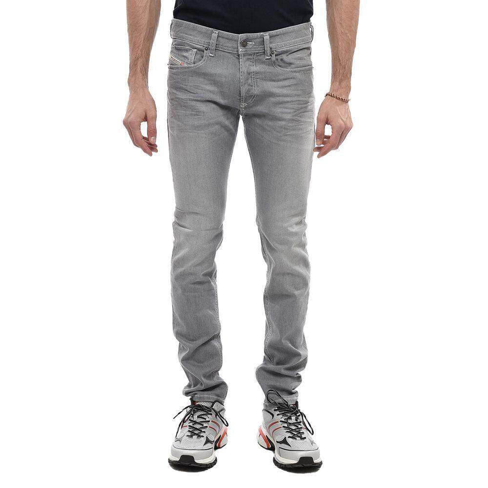 Diesel Gray Cotton Jeans & Pant - PER.FASHION