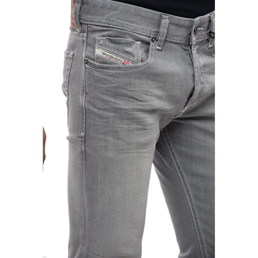 Diesel Gray Cotton Jeans & Pant - PER.FASHION