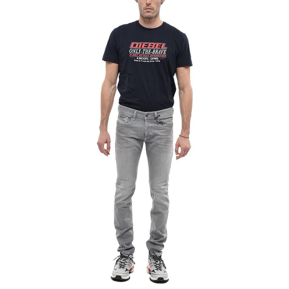 Diesel Gray Cotton Jeans & Pant - PER.FASHION
