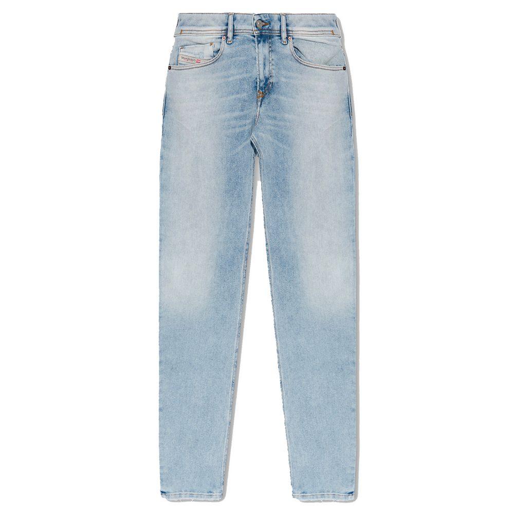 Diesel Light Blue Cotton Jeans & Pant - PER.FASHION