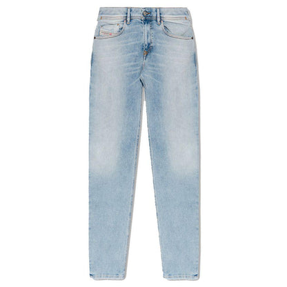 Diesel Light Blue Cotton Jeans & Pant - PER.FASHION