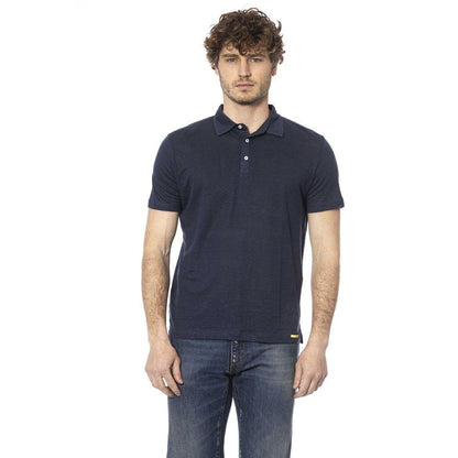 Distretto12 Chic Blue Cotton Polo for Men - PER.FASHION